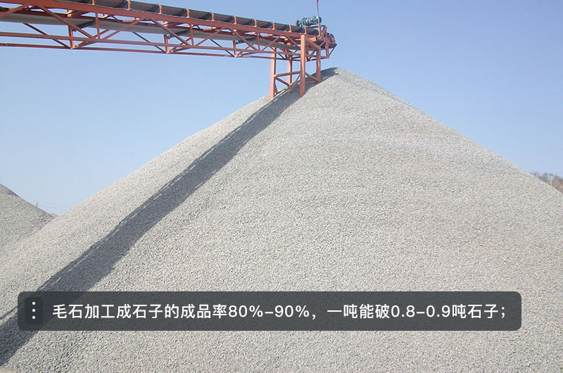 毛石和碎石的區(qū)別_毛石加工成碎石的加工費(fèi)多少？