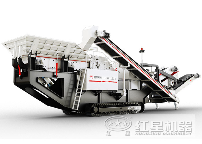 履帶式移動(dòng)破碎機(jī)——履帶液壓驅(qū)動(dòng)，一體化作業(yè)效率更高