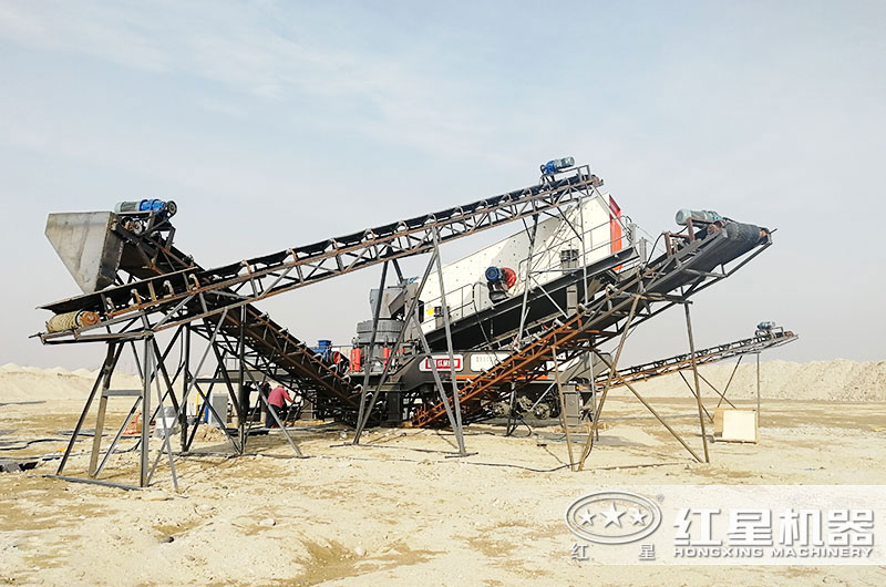 鋼筋混凝土破碎用什么機器？建筑垃圾移動破碎站剛剛好