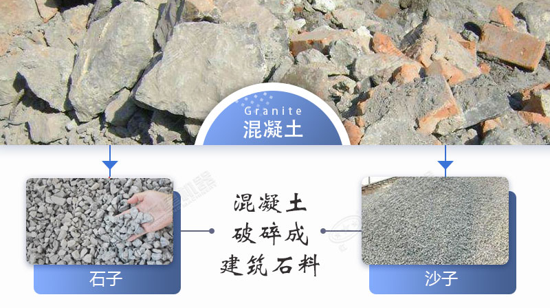 瀝青混凝土加工廢料怎么處理？推薦用混凝土移動(dòng)破碎機(jī)